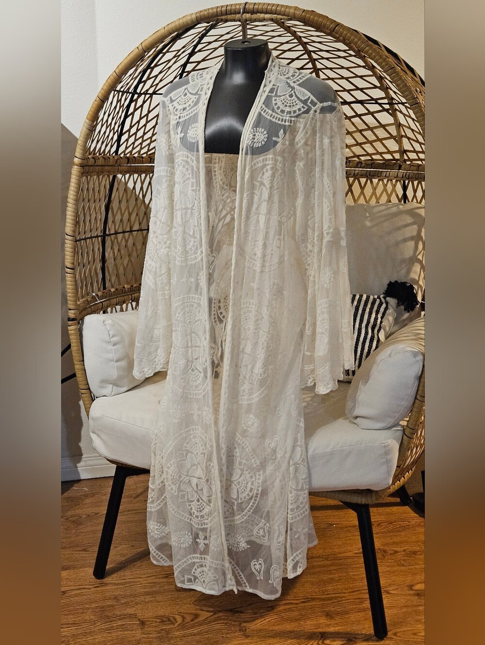 Torrid Festi Lace Maxi Kimono